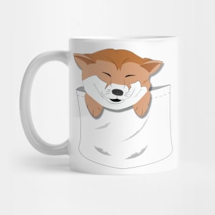 Sleeping Doge in Pocket tee Mug